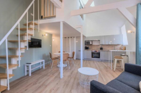 One bedroom mezzanine apartment, with parking